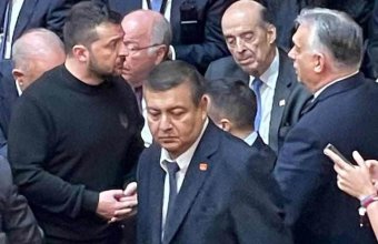 Találkozott és röviden beszélt is Orbán Viktor és Volodimir Zelenszkij