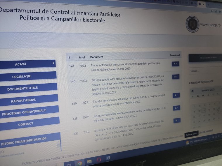 Több mint hárommillió lej bírságot szabtak ki tavaly a romániai pártokra a pártfinanszírozási törvény megsértése miatt