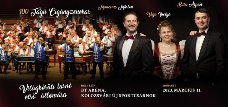 Kolozsváron lép fel márciusban a 100 Tagú Cigányzenekar