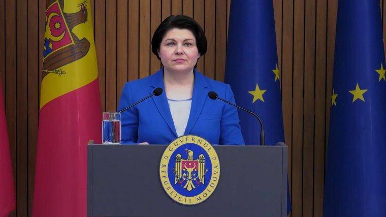 Váratlanul lemondott Natalia Gavriliţa moldovai miniszterelnök