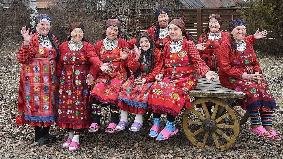 A Buranovszkije Babuski nevű udmurt asszonykórus 2012-ben Oroszországot képviselete az Eurovíziós Dalfesztiválon •  Fotó: Anasztázia Petrova archívuma
