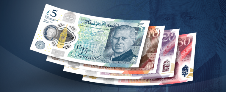 Bemutatták III. Károly királynak az őt ábrázoló új fontbankókat