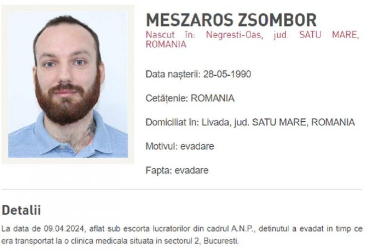 Gyilkosságért 18 évre ítélt magyar férfi szökött meg átszállítása során Bukarestben
