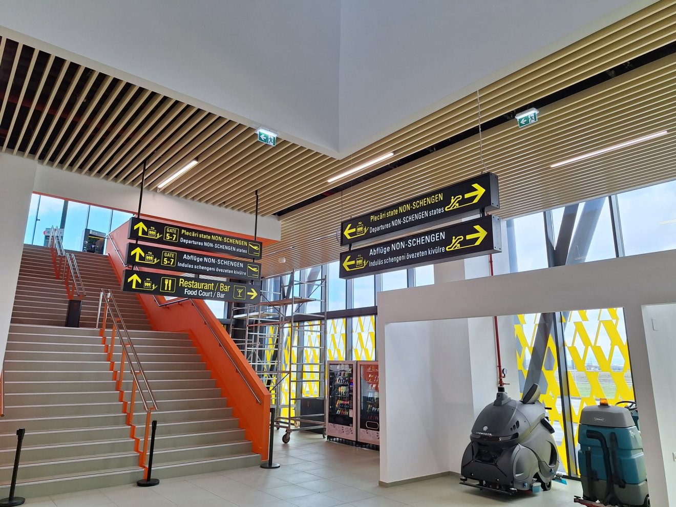 A brassói nemzetközi repülőtér hétfőn bejelentette: felkészültek a schengeni csatlakozásra •  Fotó: Facebook/Aeroportul Internațional Brașov
