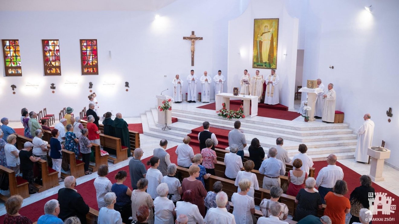 Bőjte Csongor a kolozsvári Donát úti Szent István-templom búcsúünnepén •  Fotó: Kolozsvári Magyar Napok