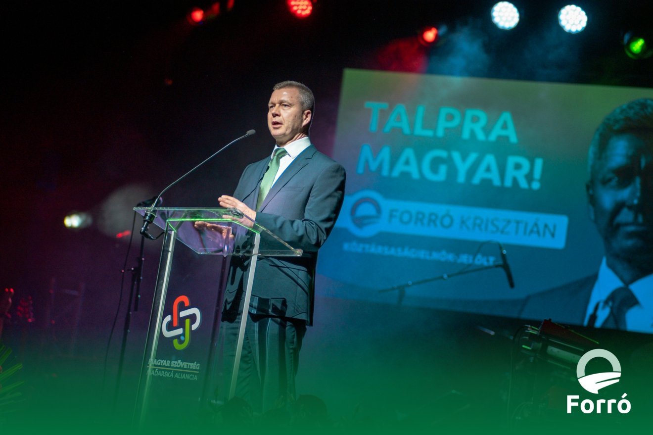 A felvidéki magyar párt elnöke, Forró Krisztián is indul az államfőválasztáson •  Fotó: Facebook/Forró Krisztián