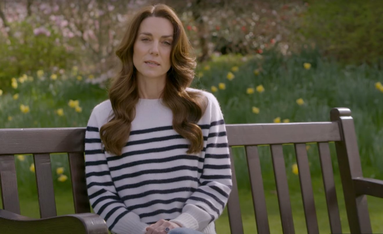 A hercegnő videóüzenetben jelentette be a szomorú hírt, óriási emberi tartásról téve tanúbizonyságot •  Fotó: Videófelvétel