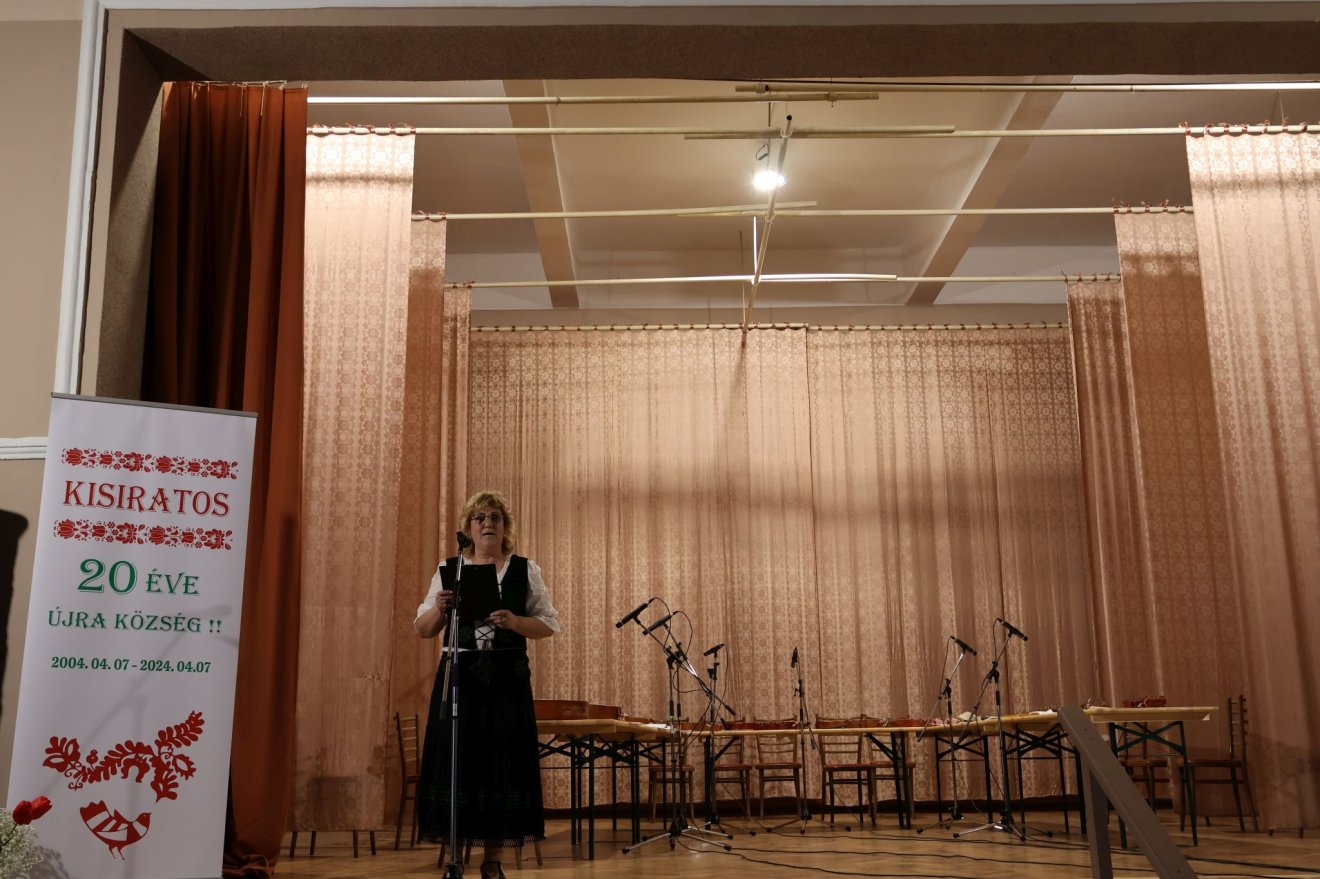 Korondi Erika polgármester köszöntője •  Fotó: Pataky Lehel Zsolt