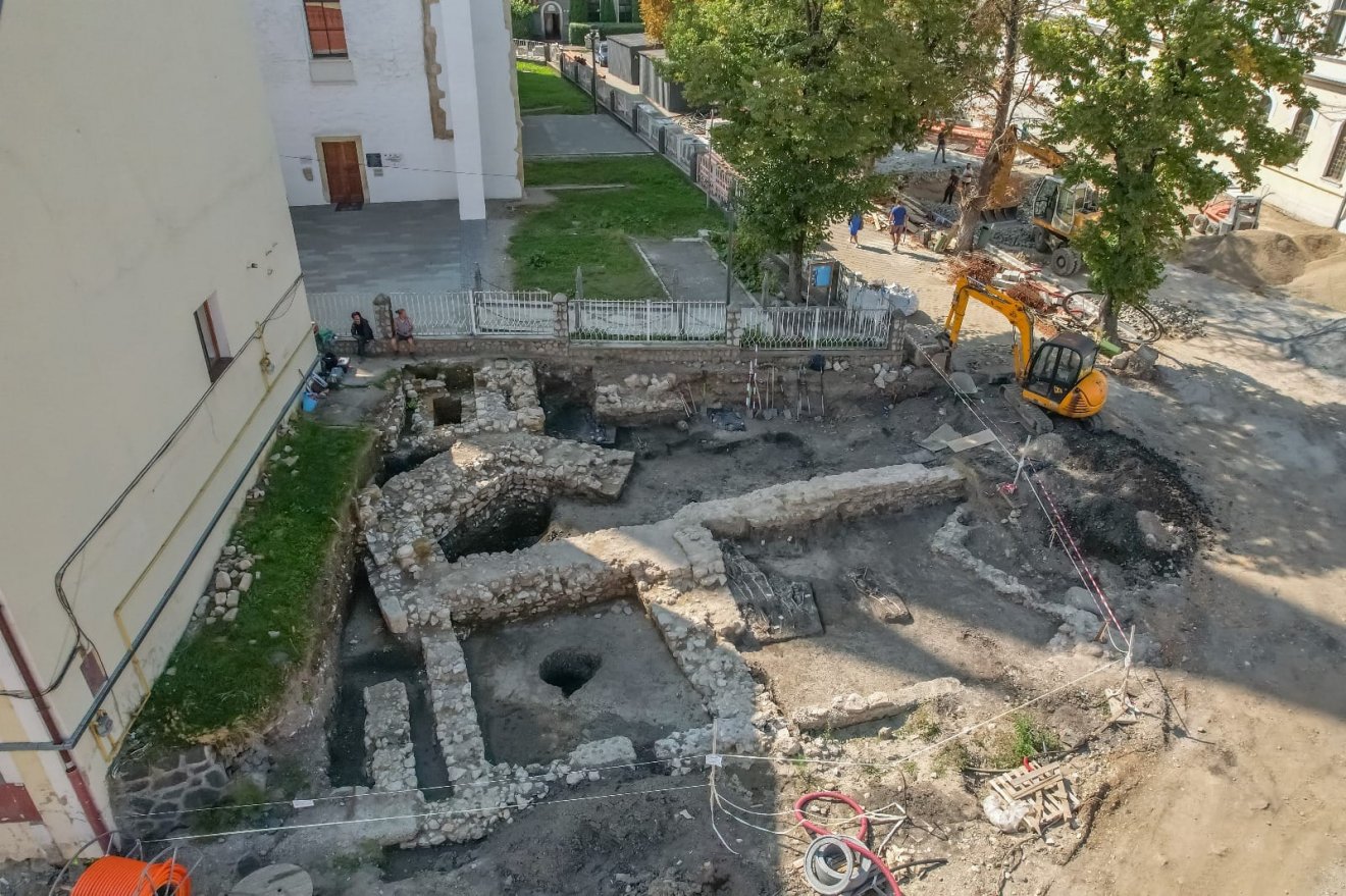 A régészek az elmúlt két évben végeztek ásatásokat az ótordai református templomban, melyet Erdély egyetlen Ágoston-rendi templomaként tartanak számon •  Fotó: Tordai Történelmi Múzeum