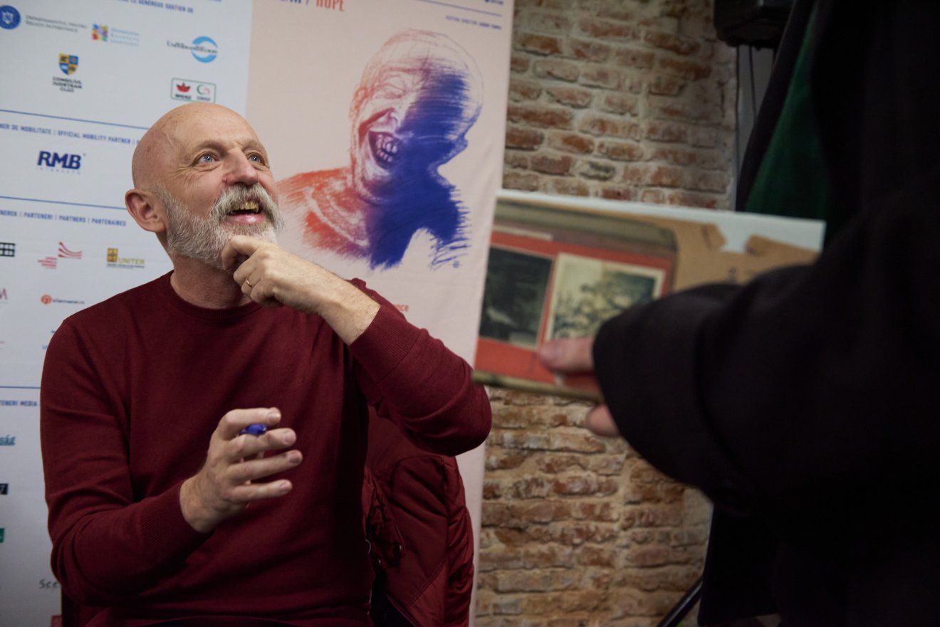 Visky András: „Nagyon kritikus vagyok önmagammal szemben. Nem én vagyok önmagam kedvenc írója. Vicces is volna” •  Fotó: Biró István / Kolozsvári Állami Magyar Színház