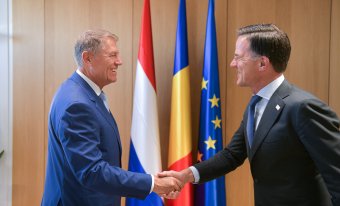 Elmondta a véleményét egymásról a NATO-főtitkári tisztségért versengő Iohannis és Rutte