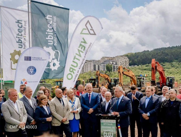 A kampány kedvéért is felavatták a regionális kórház munkatelepét Kolozsváron