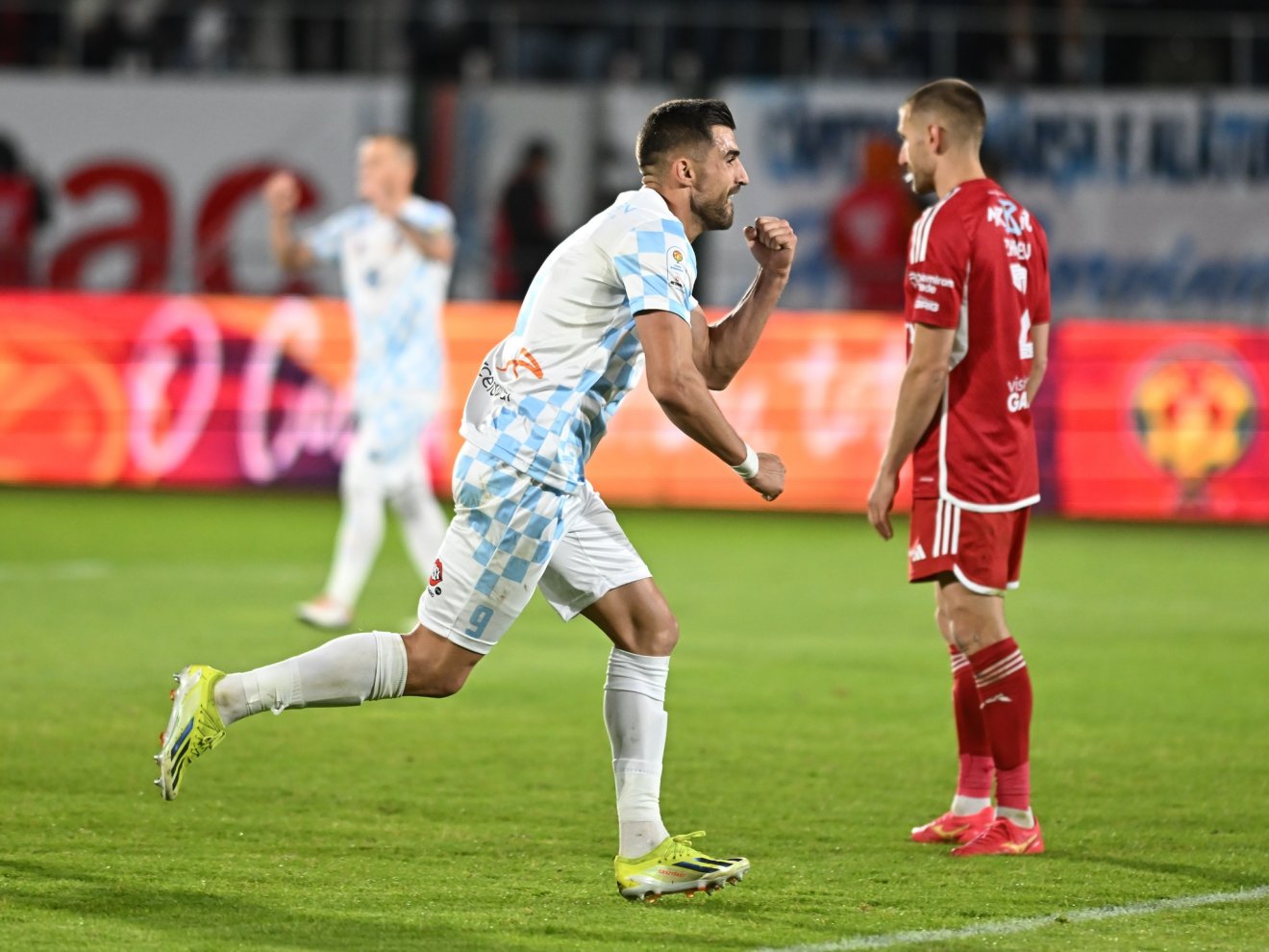 Marius Coman góllal vette ki részét a sikerből •  Fotó: Facebook/Cupa României Betano