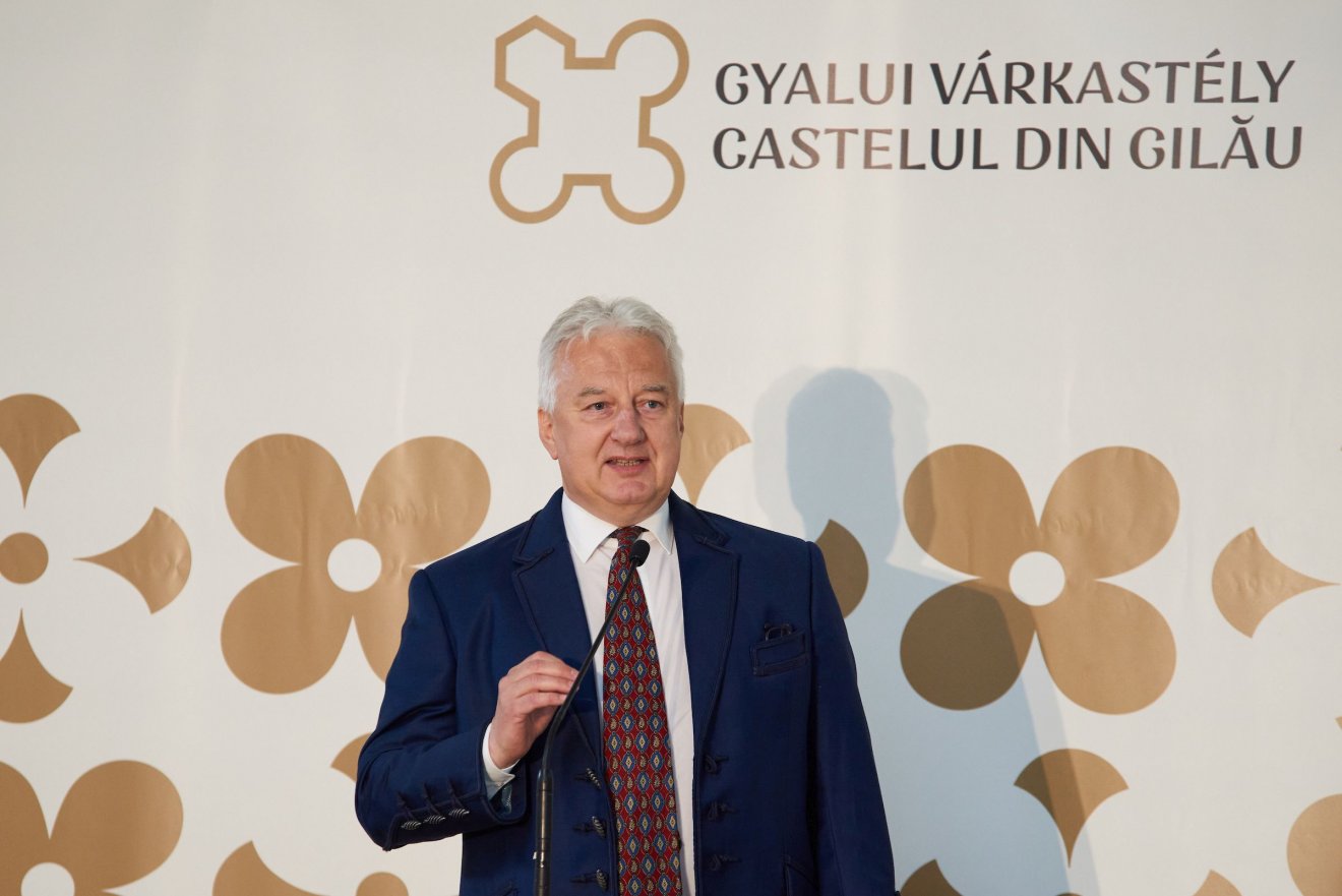 Semjén Zsolt szerint a kastély és az alapítvány a megmaradást szolgálja, hogy a magyarság meg tudja őrizni a nyelvét, kultúráját, történelemtudatát •  Fotó: Erdélyi Hagyományok Alapítvány
