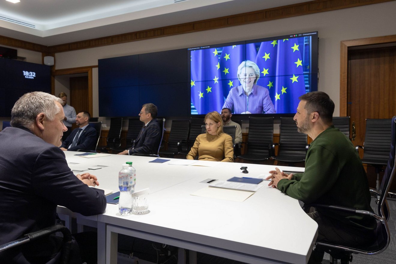 Uniós álmok. Volodimir Zelenszkij Ursula von der Leyennel, az Európai Bizottság elnökével is egyeztetett •  Fotó: X/Volodimir Zelenszkij