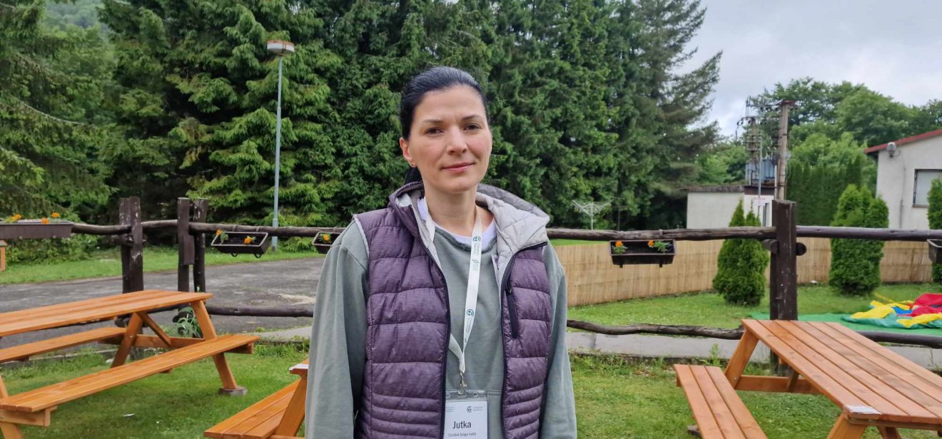A matematika szakos Sörfőző Szügyi Judit a vajdasági Topolyáról érkezett a találkozóra •  Fotó: Kiss Judit
