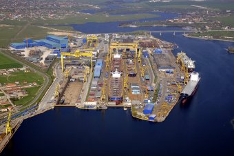 Nincsenek megrendelések, csődeljárás indult egy romániai hajógyár ellen