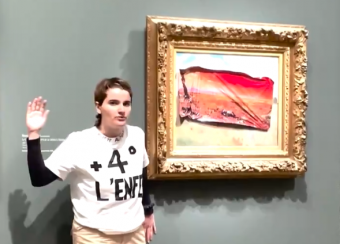 „Elszabadul a pokol”: újabb Monet-festményt rongáltak meg a klímaaktivisták