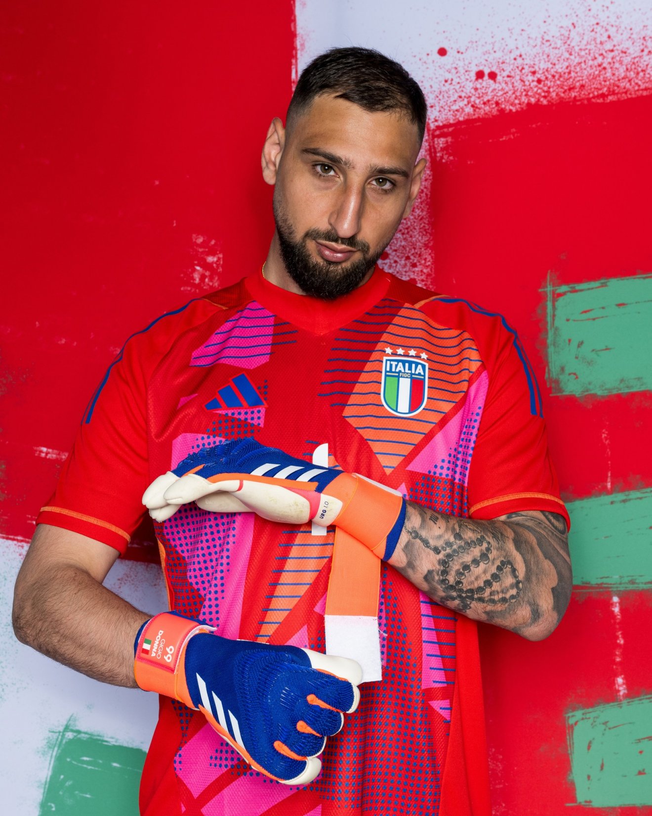 Gianluigi Donnarumma és az olasz válogatott nagy meglepetést okozna egy címvédéssel •  Fotó: Facebook/UEFA EURO 2024