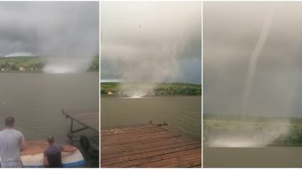 Látványos forgószél „látogatott el” az egyik Kolozs megyei településre (VIDEÓ)