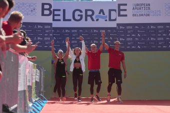 Sporttörténeti sikert aratott a magyar nyíltvízi váltó a vizes Eb-n