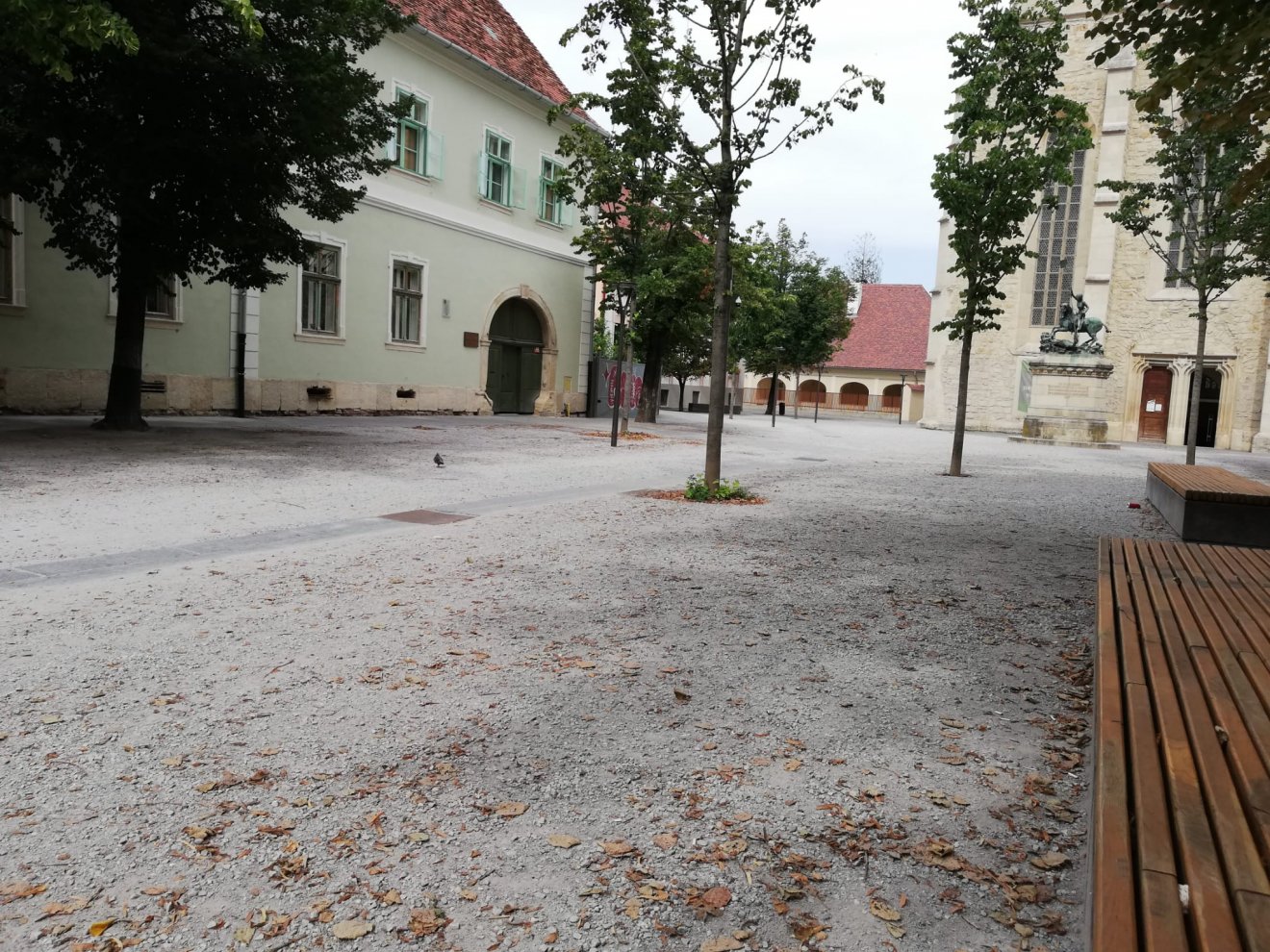 A Kolozsvári Református Kollégium előtti ,,salakpálya