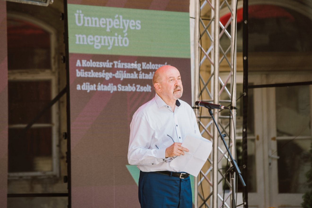 Markó Béla költő •  Fotó: Kolozsvári Ünnepi Könyvhét
