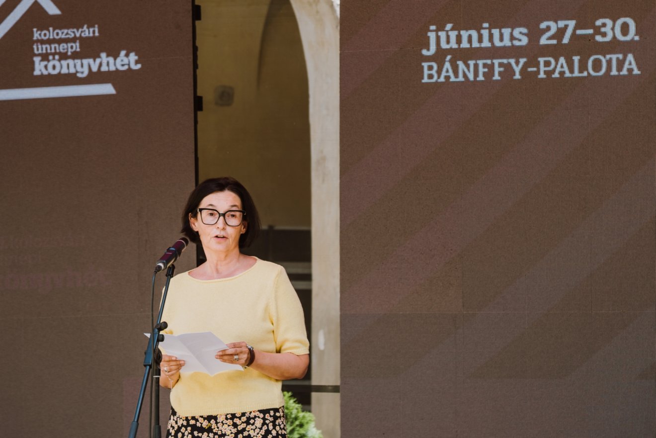 Brendus Réka, a Nemzetpolitikai Államtitkárság főosztályvezetője •  Fotó: Kolozsvári Ünnepi Könyvhét