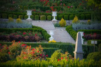 Toszkán barangolás labirintusok, rózsák és szökőkutak között a bánpataki tájkertben