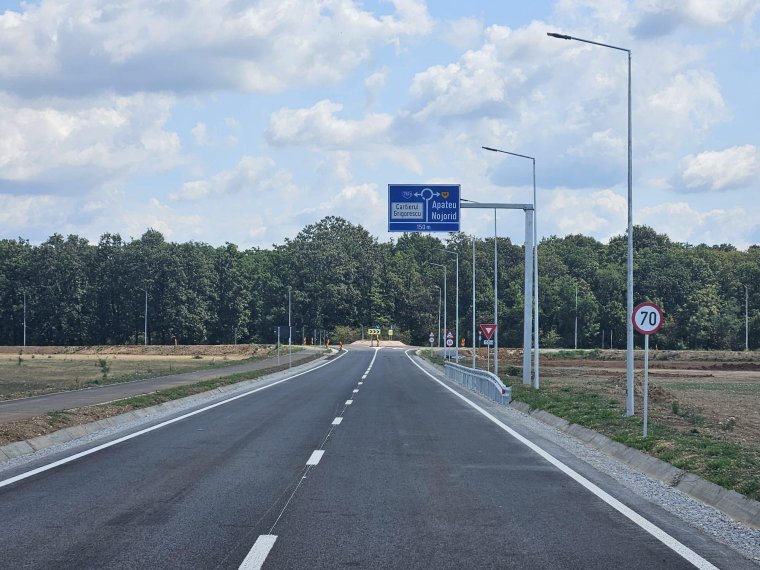 Jó hír a Várad és Arad között autózóknak: frissen átadott körgyűrű gyorsítja a haladást