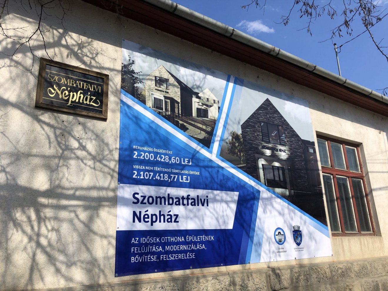 Szervezetileg a városházán belül működő szociális igazgatósághoz tartozik a szombatfalvi épület és központ működtetése •  Fotó: Székelyudvarhely Megyei Jogú Város Polgármesteri Hivatala
