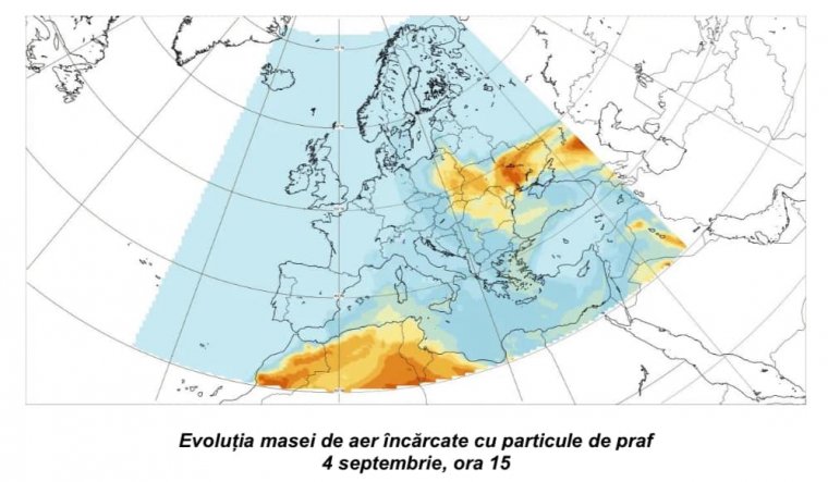 Ezúttal Ázsiából érkezett sivatagi porfelhő Románia fölé