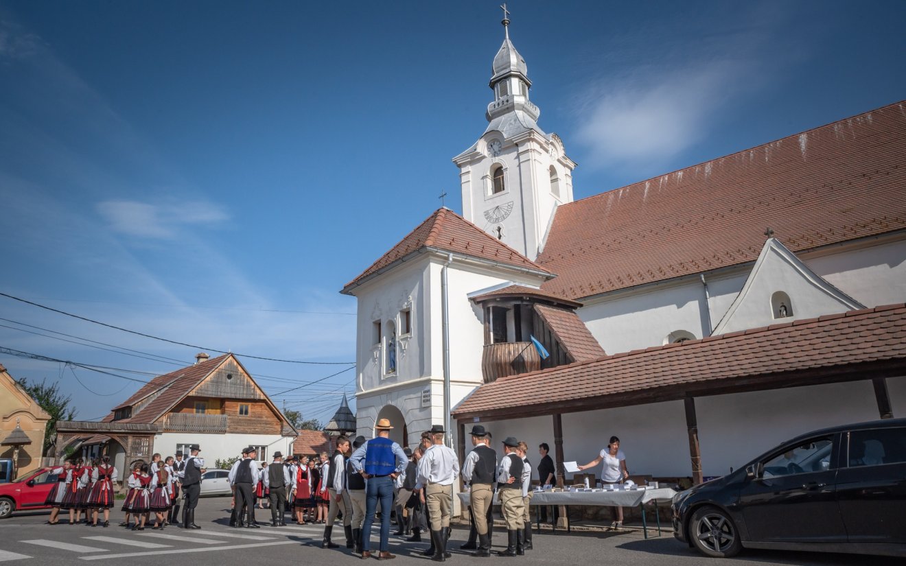 Résztvevők Csíkszentdomokoson •  Fotó: Erdélyi Ferencesek