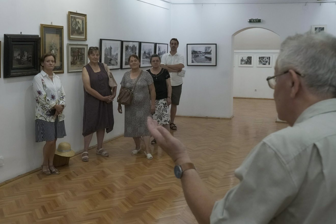 Péntek János nyelvészprofesszor ismertette Edvi Illés Aladár munkásságát •  Fotó: Oláh-Badi Levente
