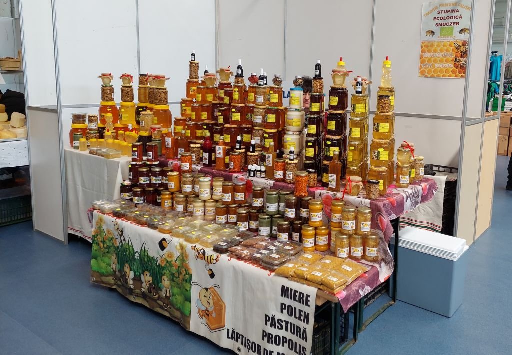 Stand egy korábbi mézvásáron az aradi Expón •  Fotó: Pataky Lehel Zsolt