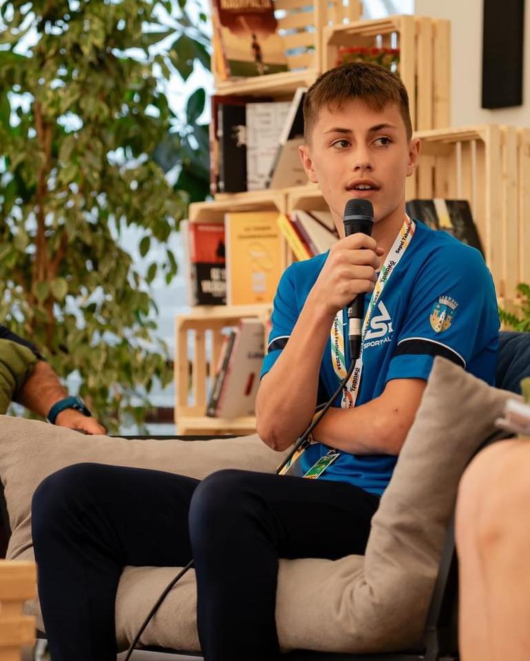 Péter Csiki Csanád sportoló, karate