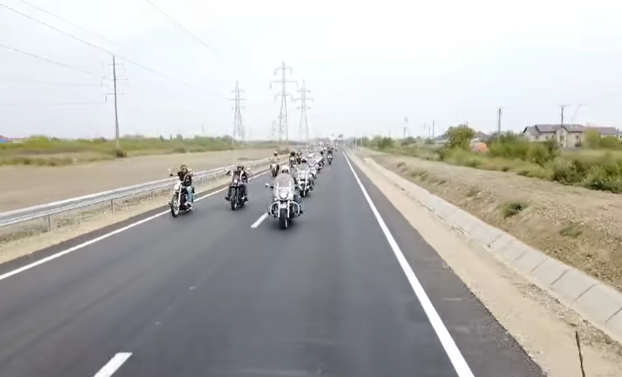 Az utat pénteken motorosok tesztelték •  Fotó: Képernyőmentés