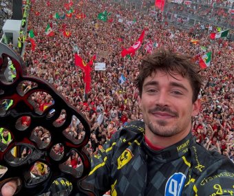 A Ferrari monacói versenyzője, Charles Leclerc nyerte a Forma-1-es Olasz Nagydíjat