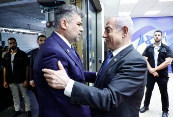 A román kormányfő Jeruzsálembe látogatott Benjámín Netanjáhú miniszterelnök meghívására