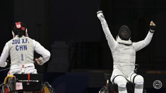 Ezüstérmet szerzett a magyar női kerekesszékes tőrcsapat a párizsi paralimpián