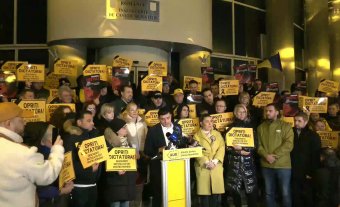 AUR: üdvözöljük, hogy az USR kiáll Iohannis ellen