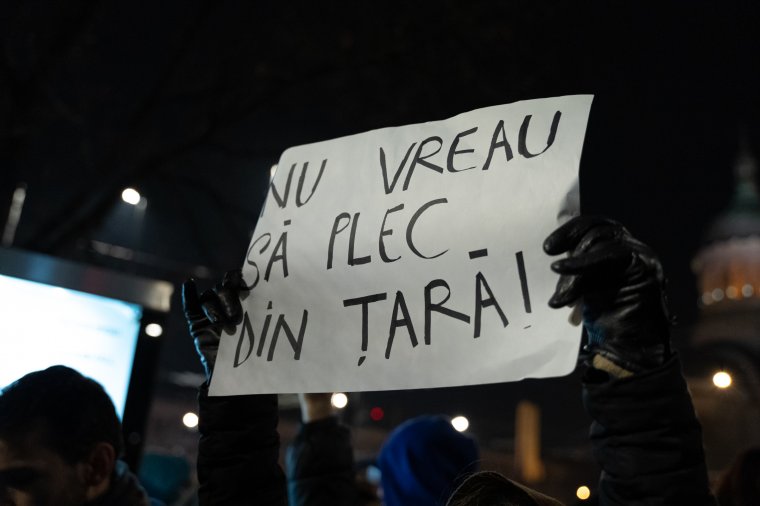 Neofasiszta-riadót fújtak a Georgescu-ellenes tüntetők a kincses városban
