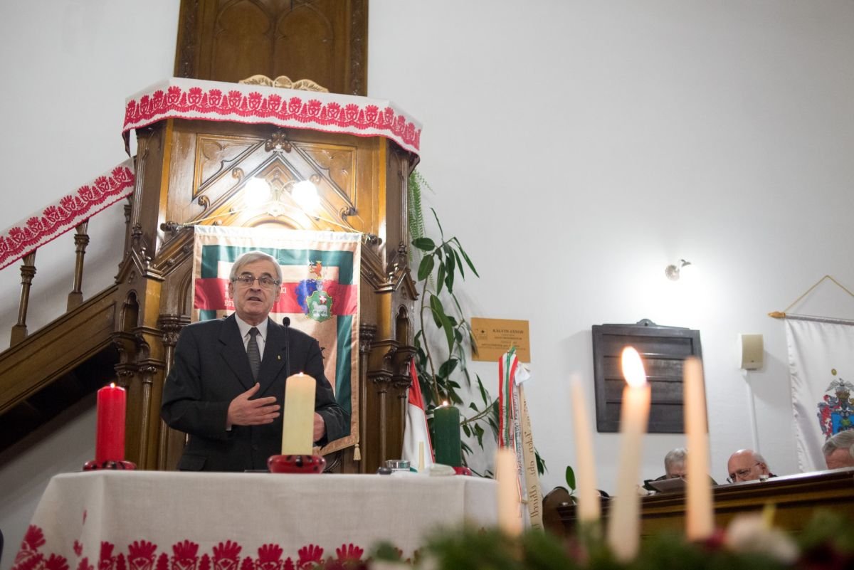 Tőkés László ny. református püspök, volt temesvári segédlelkész , a forradalom szikrája •  Fotó: EMNT Press