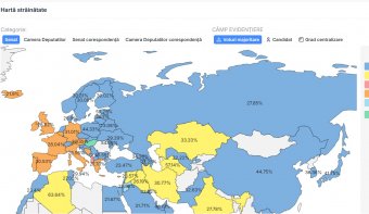 Nyugat-Európa az AUR-ra szavazott, Közép-Európa az USR-re, Magyarországon az RMDSZ győzött