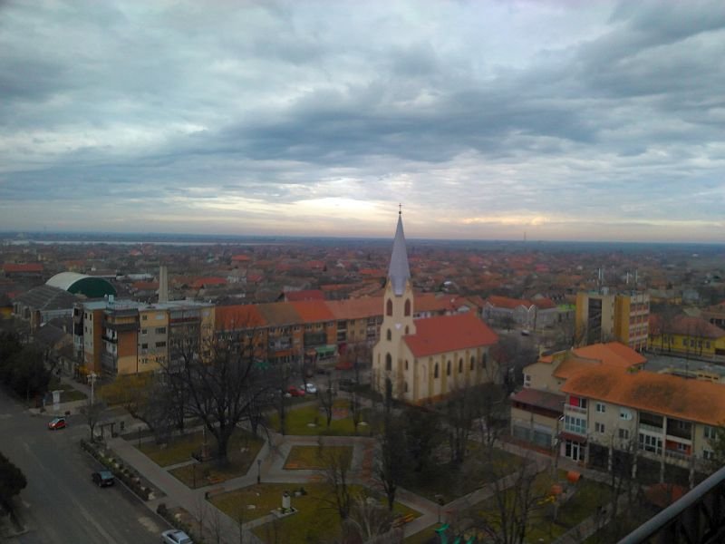 Nagylaki látkép az evangélikus templom tornyából •  Fotó: Pataky Lehel Zsolt