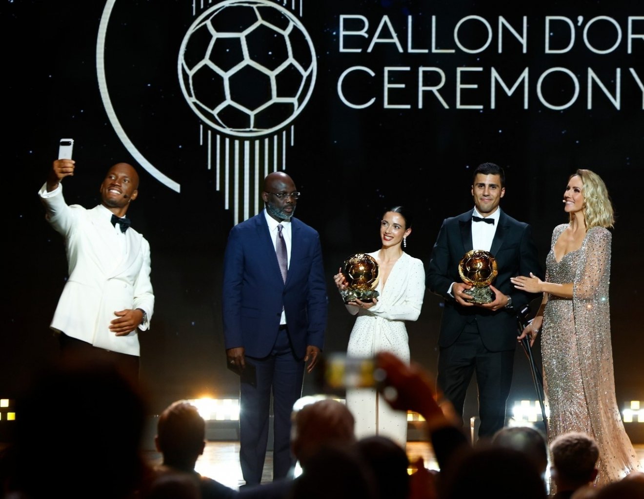 A legjobbak. Az idei Aranylabda-szavazás győztesei •  Fotó: Facebook/France Football