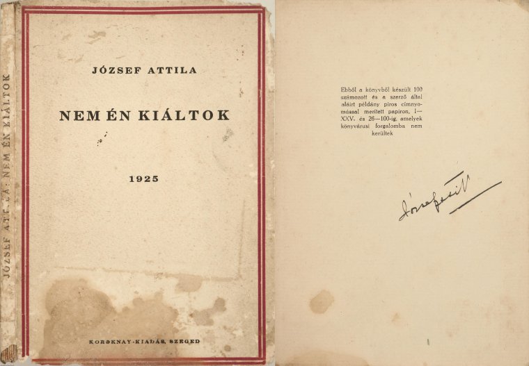 József Attila által dedikált kötet és Kossuth levele is szép összegért talált gazdára