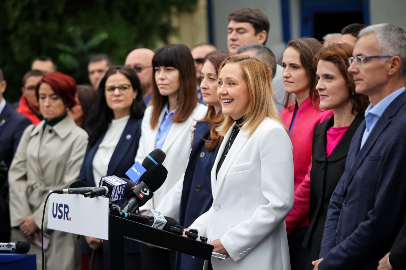 Marad. Elena Lasconi leszögezte: nem hajlandó visszalépni Nicolae Ciucă javára •  Fotó: Facebook/Elena Lasconi