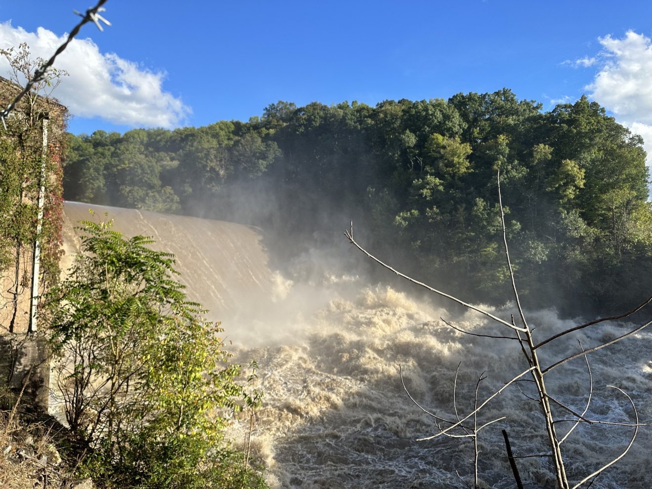 A hurrikánnal együtt érkező esőzésekben több helyen alakultak ki áradások •  Fotó: Facebook/Tennessee Valley Authority