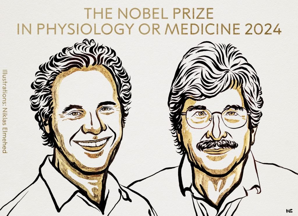 Victor Ambros és Gary Ruvkun •  Fotó: X / Nobel Prize